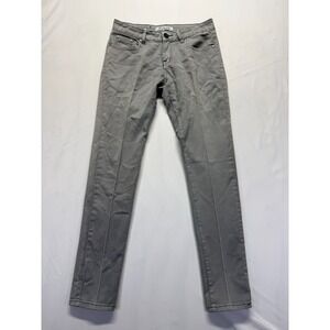 Puzzle Classic Wear Jeans Womens 7‎ Gray Denim Cotton Casual Mid Rise Skinny Leg